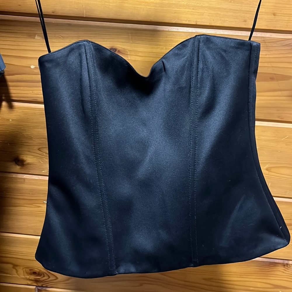 New H&M black bustier
